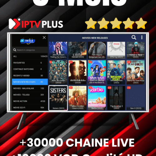 Abonnement IPTV 6 Mois